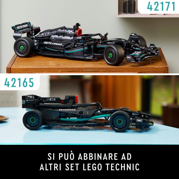 Lego technic 42171 mercedes-amg f1 w14 e performance, modellino da costruire di auto da corsa scala 1:8, idea regalo adulti - LEGO TECHNIC, LEGO