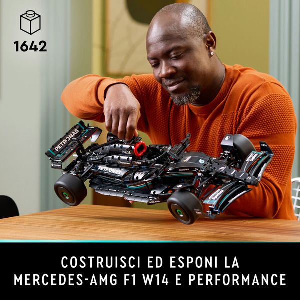 Lego technic 42171 mercedes-amg f1 w14 e performance, modellino da costruire di auto da corsa scala 1:8, idea regalo adulti - LEGO TECHNIC, LEGO