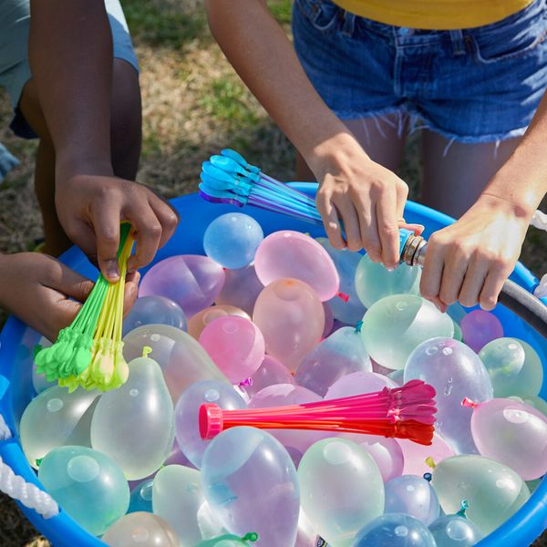 Oltre 100 gavettoni a riempimento rapido che si chiudono da soli bunch o balloons tropical party (confezione da 3) - 