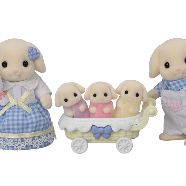 Famiglia coniglio flora  - personaggi del meraviglioso mondo sylvanian - SYLVANIAN FAMILIES