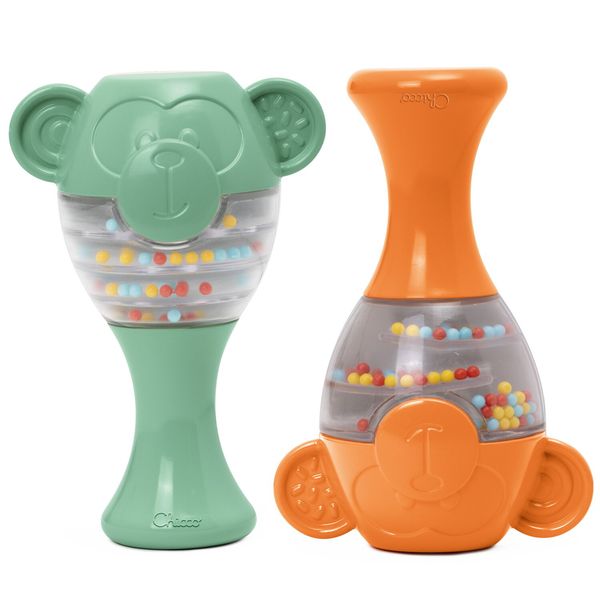 Chicco -  primi giochi - maracas linea eco+, 6-36 mesi - Chicco