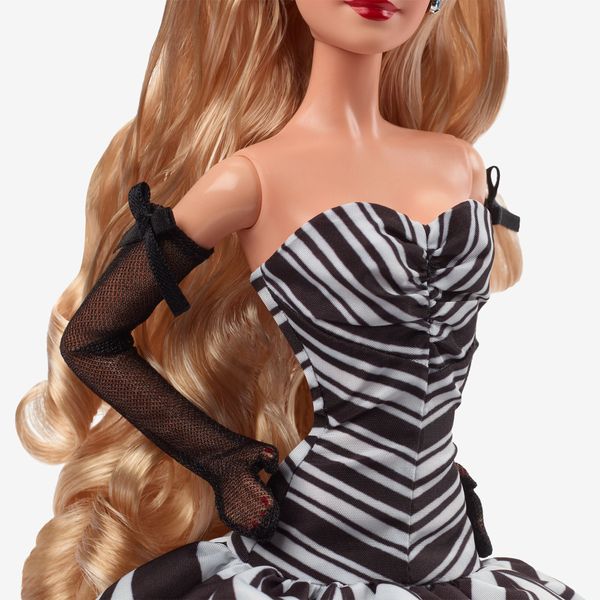 Barbie signature 65° anniversario - bambola glamour da collezione zaffiro blu - Barbie