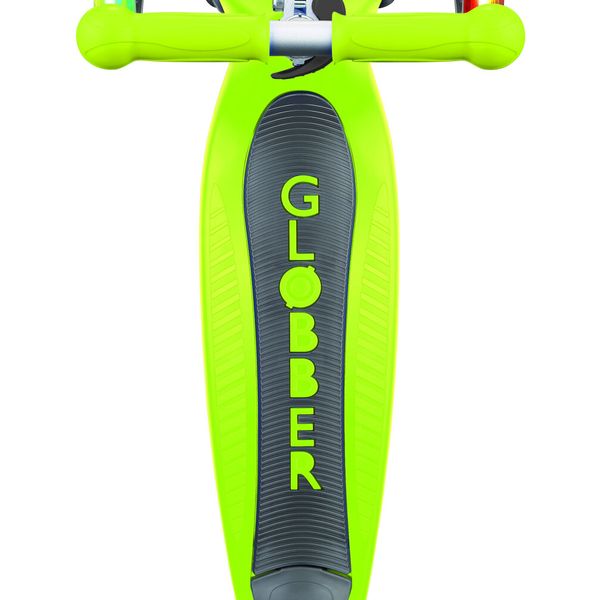 Globber primo foldable lights: monopattino 3 ruote verde - per bambini 3-7 anni - GLOBBER