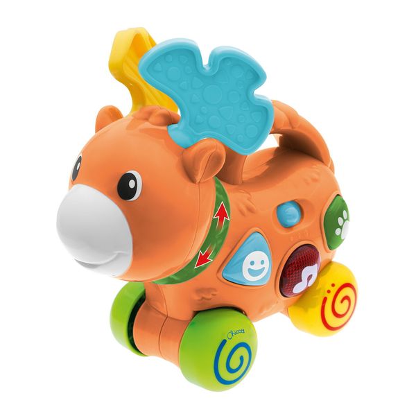 Chicco - renna luci e suoni, baby sense&focus, 6-36m - Chicco