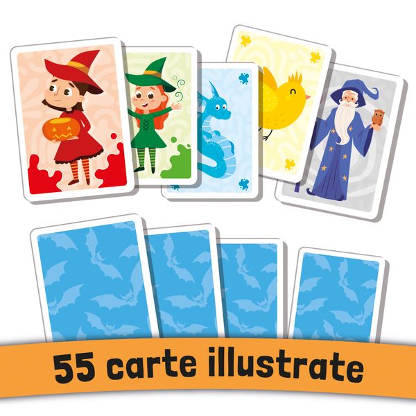 Ludoteca le carte dei bambini strega comanda colore - LISCIANI