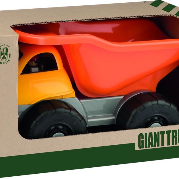 Camion sabbia giant portata 100kg, in scatola cartone riciclabile - 
