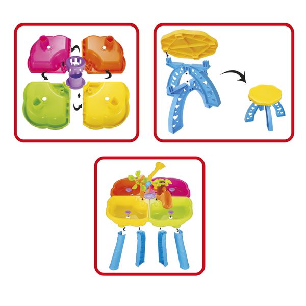 Game table water & sand: tavolo da gioco multifunzionale  per bambini per divertimento all'aria aperta - SUN&SPORT