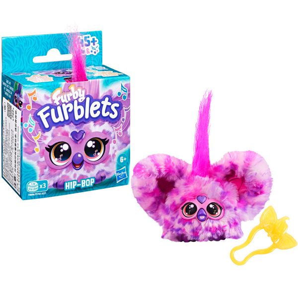Furby furblets hip bop - peluche interattivo con suoni - adatto per bambini dai 5 anni in su - FURBY