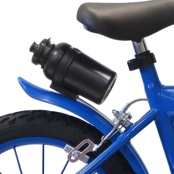 Bicicletta di stitch da 14 pollici con movimento centrale in nylon - con scudo anteriore e borraccia - Disney, Disney Stitch