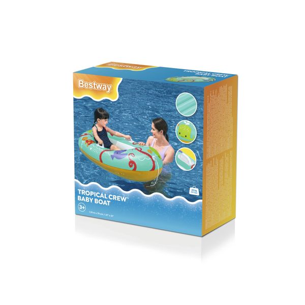 Canotto per bambini bestway® tropical crew™, dai 3 anni in su - Bestway
