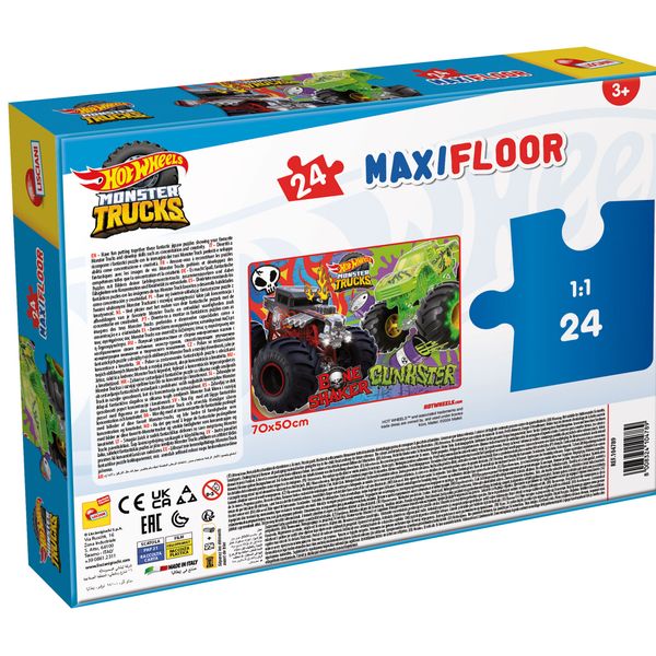 Hot wheels puzzle maxifloor 24 - LISCIANI, Hot Wheels