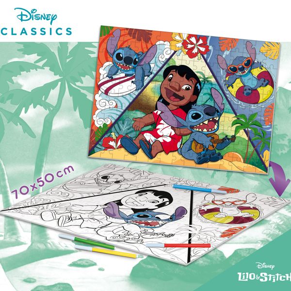 Disney puzzle df maxifloor 150 lilo & stitch - LISCIANI, Disney, Disney Stitch