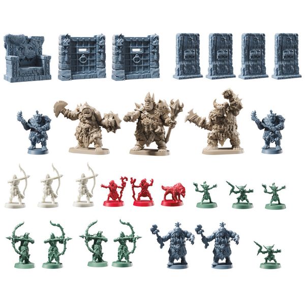 Avalon hill, heroquest, pack delle imprese l'orda degli ogre, dai 14 anni in su, da 2 a 5 giocatori, per giocare è necessario avere il sistema di gioco base heroquest - 