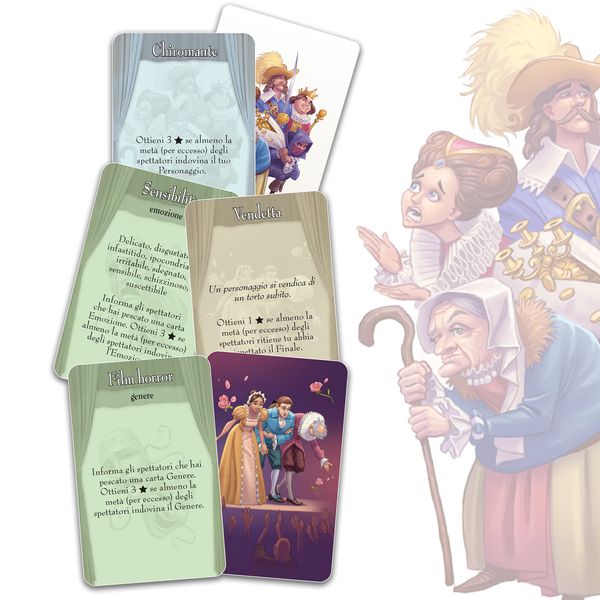 Sipario - gioco di improvvisazione teatrale per 4-10 giocatori dagli 8 anni in su - 