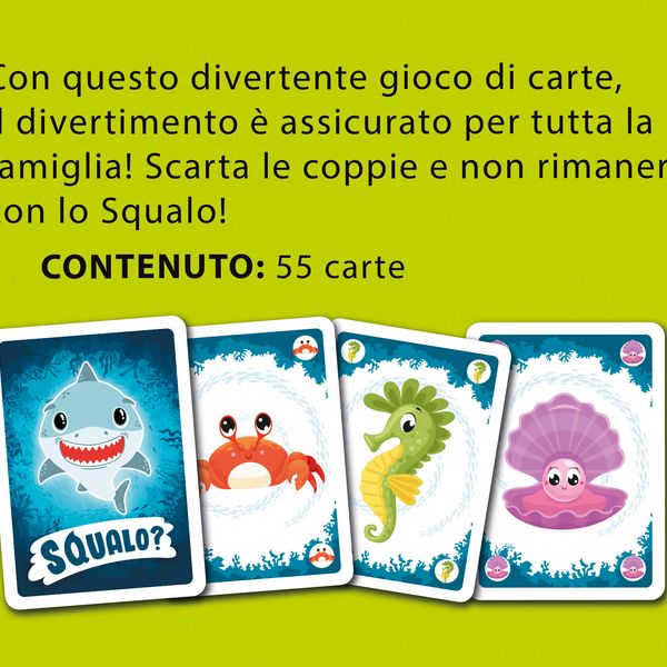 Ludoteca le carte dei bambini squalo! - LISCIANI