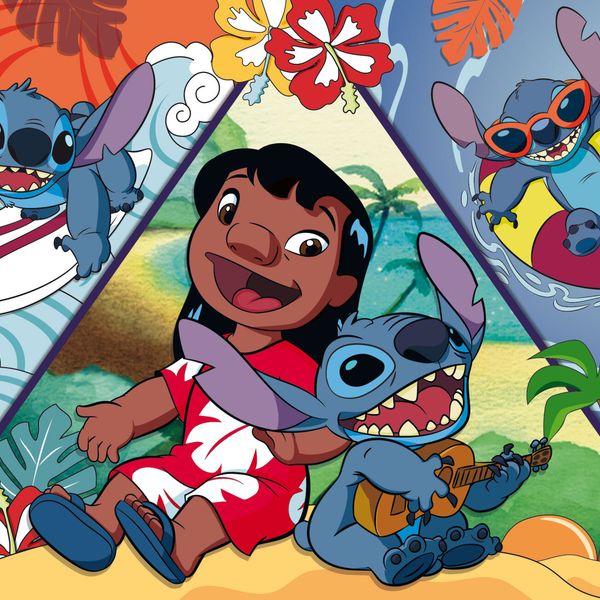 Disney puzzle df maxifloor 150 lilo & stitch - LISCIANI, Disney, Disney Stitch