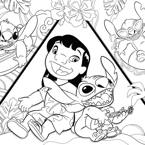 Disney puzzle df maxifloor 150 lilo & stitch - LISCIANI, Disney, Disney Stitch