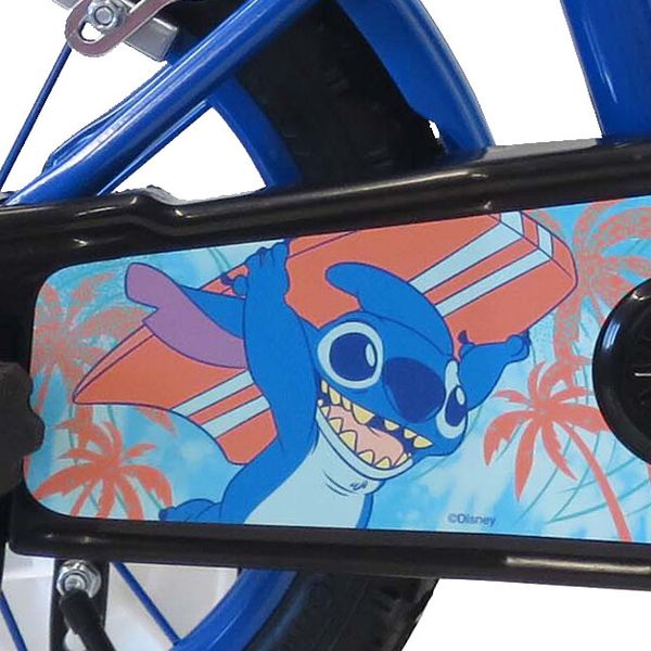 Bicicletta per bambini 16 pollici disney stitch di colore blu - Disney, Disney Stitch