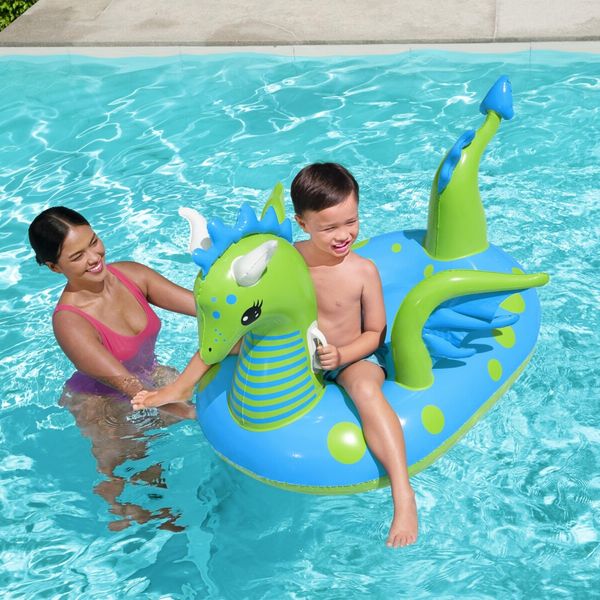 Cavalcabile fantasy dragon™ bestway, giochi da mare, 3 anni+ - Bestway
