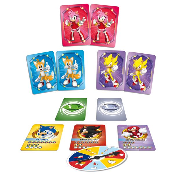 Sonic 2 in 1 card games in a backpack - LISCIANI, Sonic