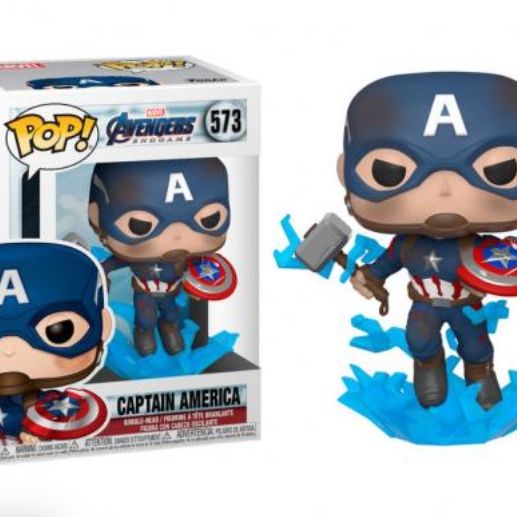 Funko pop marvel: endgame- captain america con scudo rotto - FUNKO POP!, Avengers, MARVEL