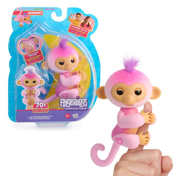 Fingerlings scimmietta harmony rosa - FINGERLINGS