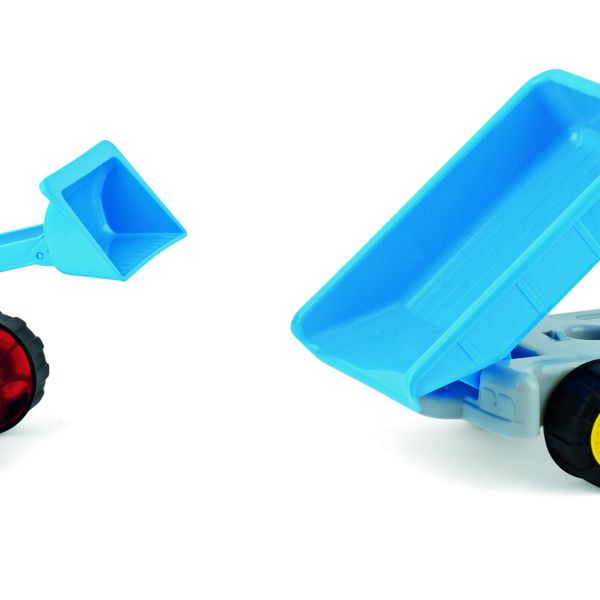 Camion con ruspa. ruote soft. cassone ribaltabile. benna semovente - 