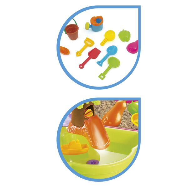 Game table water & sand: tavolo da gioco multifunzionale  per bambini per divertimento all'aria aperta - SUN&SPORT