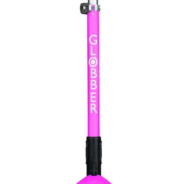 Globber primo foldable lights: monopattino 3 ruote rosa neon - per bambini 3-7 anni - GLOBBER