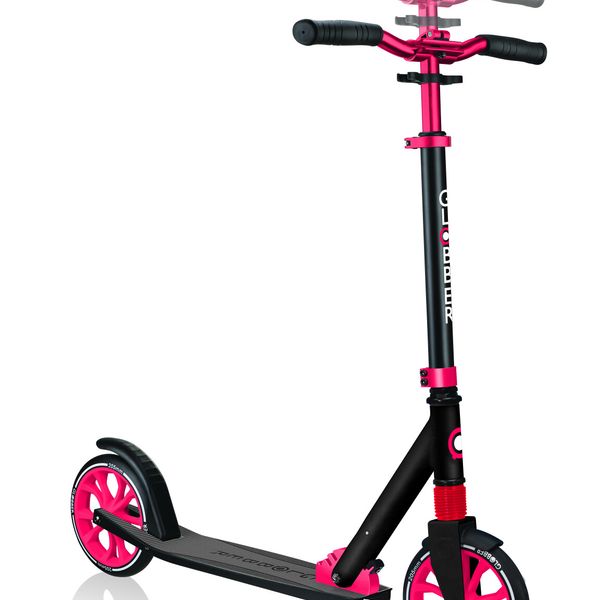 Monopattino globber nl 205 - ripiegabile nero e rosso - adatto per bambini 7 - 12 anni - GLOBBER