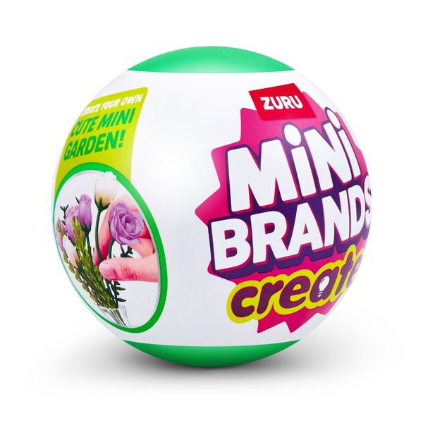 Mini brands create garden capsule di zuru, giocattolo sorpresa con miniature da collezionare - 