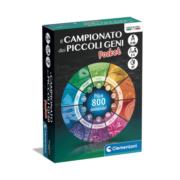 Clementoni - il campionato dei piccoli geni - pocket, 16811 - CLEMENTONI