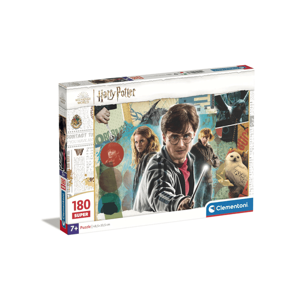 Clementoni - supercolor puzzle harry potter - 180 pezzi, 29068 - CLEMENTONI