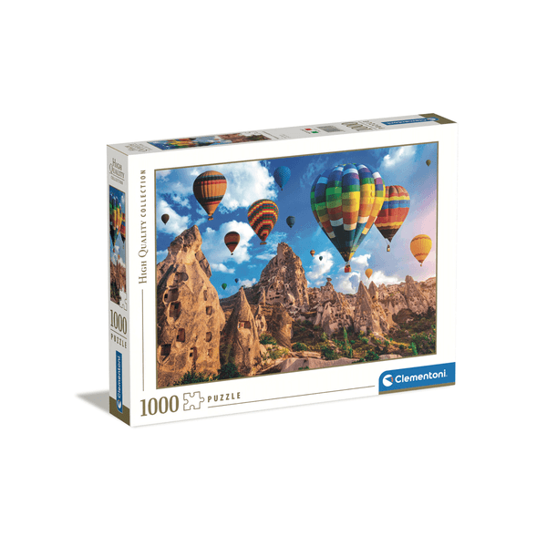 Clementoni - puzzle balloons in cappadocia - 1000 pezzi, 39825 - CLEMENTONI