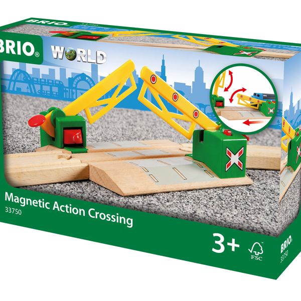 Brio - passaggio a livello magnetico, accessori pista trenini, 3+ - BRIO
