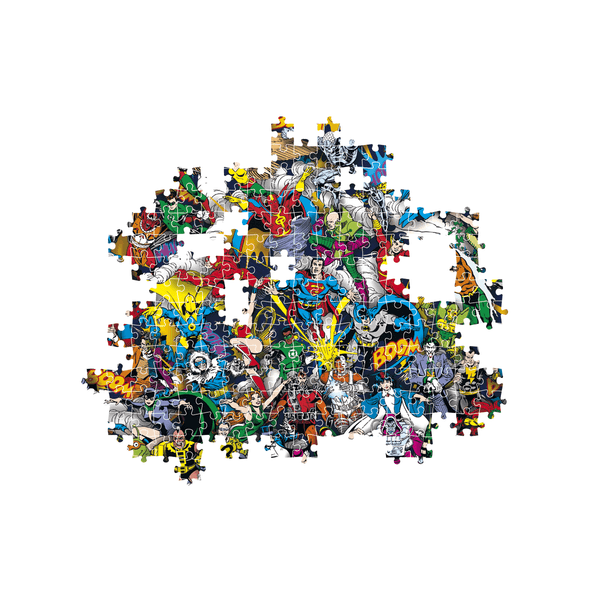 Clementoni - puzzle dc comics - puzzle adulti 1000 pezzi, 39863 - CLEMENTONI