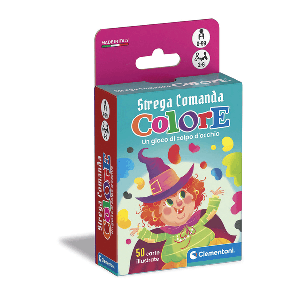 Clementoni - strega comanda colore - gioco di carte, 16807 - CLEMENTONI