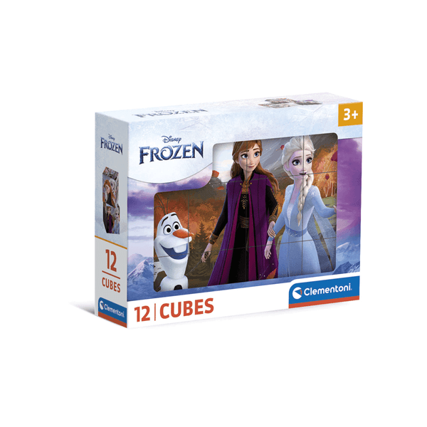 Clementoni - supercolor puzzle disney frozen - 12 pezzi, 41192 - CLEMENTONI