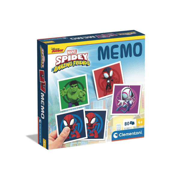 Clementoni - memo marvel spidey and his amazing friends, 18304 - SAPIENTINO
