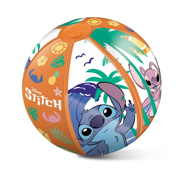 Stitch beach ball - pallone da spiaggia colorato - gonfiabile ideale per giocarci in acqua - adatto a bambini / ragazzi / adulti - 50 cm. di diametro - Disney Stitch