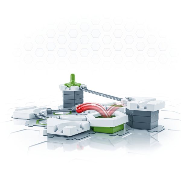 Ravensburger gravitrax go flexible, pista di biglie, gioco innovativo ed educativo stem, 8+ anni, set compatto - GRAVITRAX, RAVENSBURGER