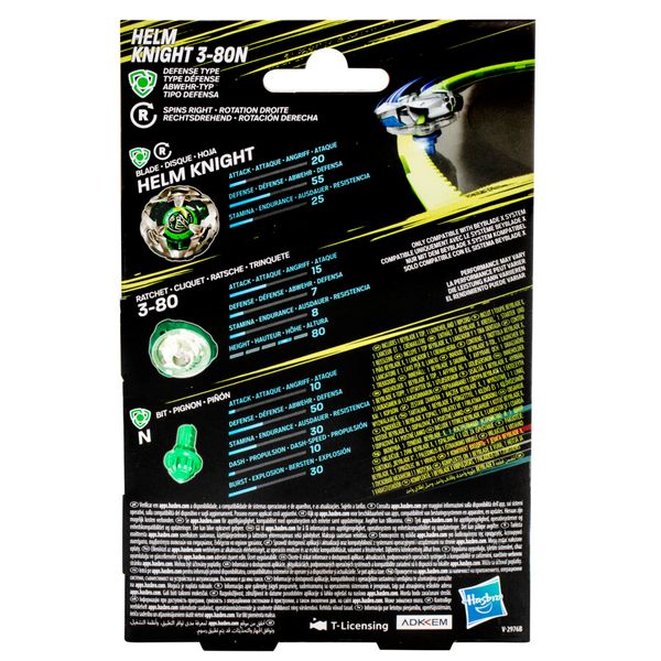 Hasbro beyblade x, starter pack top, assortimento di 1 trottola e 1 lanciatore - BEYBLADE