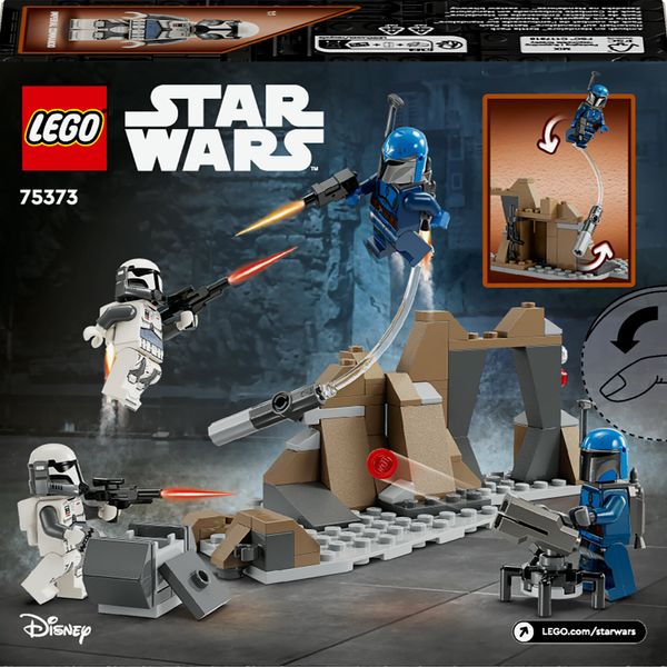 Lego star wars 75373 battle pack agguato su mandalore, gioco d'avventura per bambini 6+ con 4 personaggi con armi e jetpack - LEGO® Star Wars™, LEGO, Star Wars
