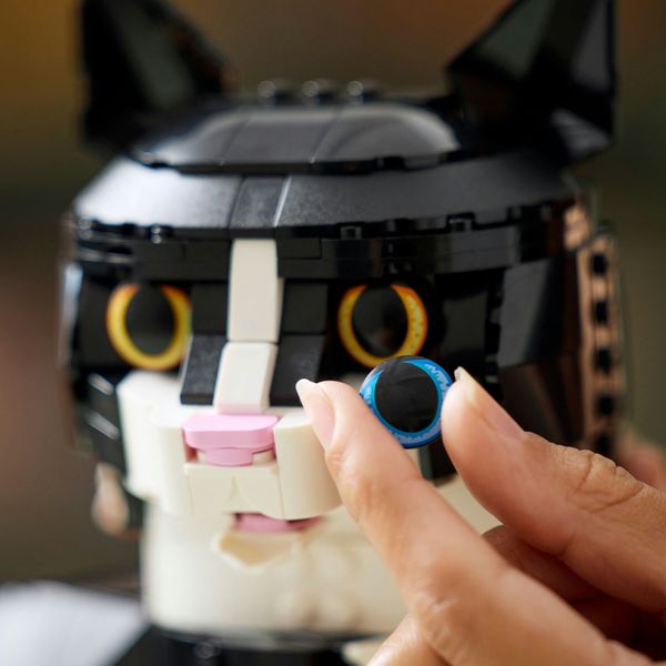 Lego ideas 21349 gatto tuxedo, kit di costruzione per adulti da collezione, idea regalo per lui o lei, decorazione per casa - LEGO IDEAS, LEGO