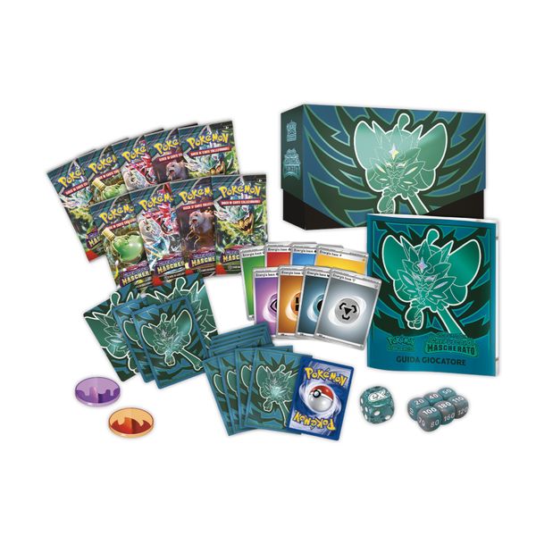 Pokemon scarlatto e violetto - crepuscolo mascherato - set allenatore fuoriclasse - POKEMON