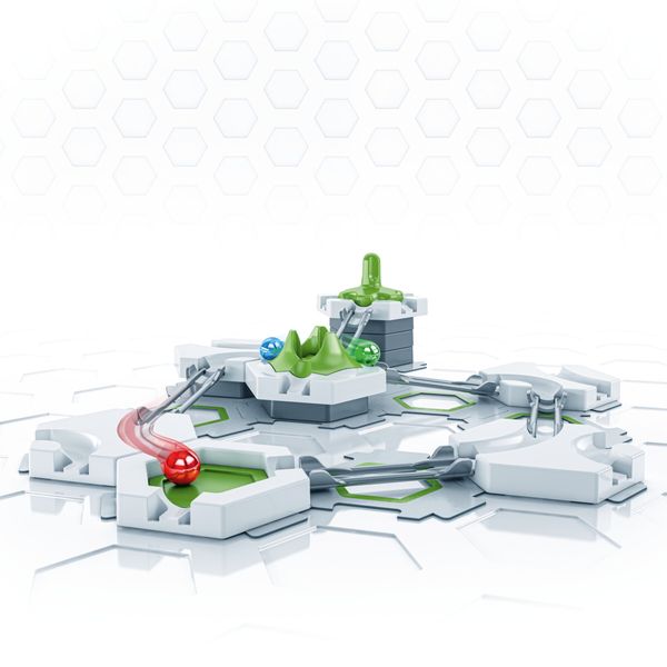 Ravensburger gravitrax go explosive, pista di biglie, gioco innovativo ed educativo stem, 8+ anni, set compatto - GRAVITRAX, RAVENSBURGER