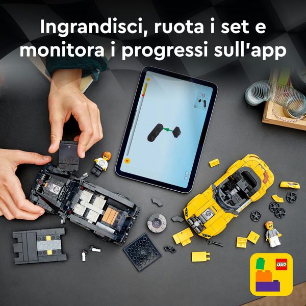 Lego speed champions 76924 mercedes-amg g 63 e mercedes-amg sl 63, 2 macchine giocattolo da costruire, auto per bambini 10+ - LEGO SPEED CHAMPIONS, LEGO