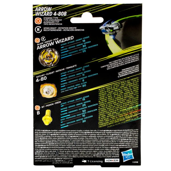 Hasbro beyblade x, starter pack top, assortimento di 1 trottola e 1 lanciatore - BEYBLADE