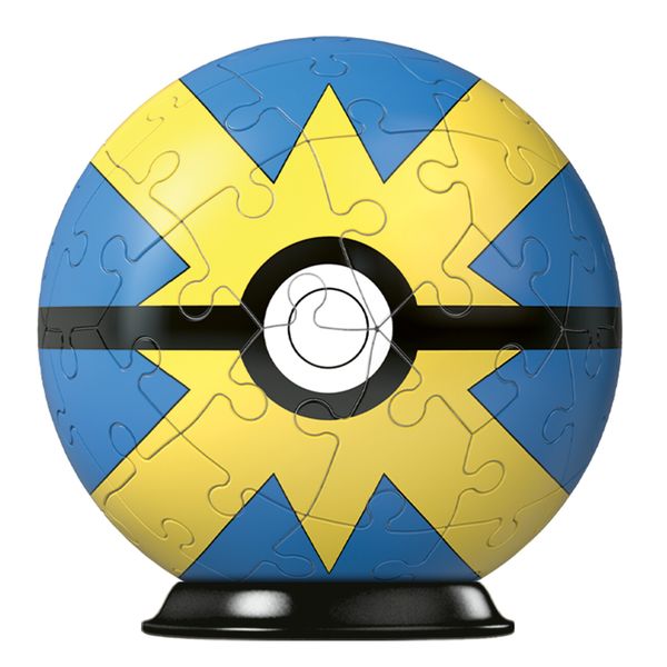 Ravensburger - 3d puzzle pokémon heal ball gialla-blu, 54 pezzi, 6+ anni - POKEMON, RAVENSBURGER, RAVENSBURGER 3D PUZZLE