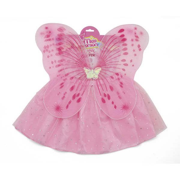 Set principessa delle fate - farfalla rosa - MISS FASHION